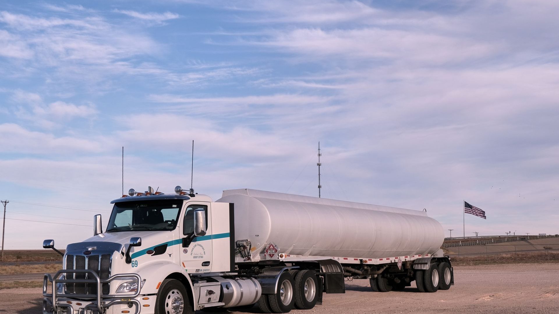 Septic pumping truck serving Amarillo TX and the Panhandle